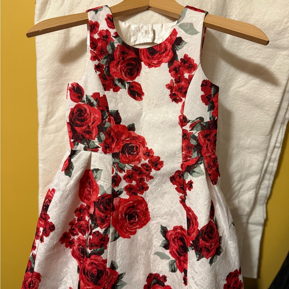 The Children's Place Red Floral Kids Dress